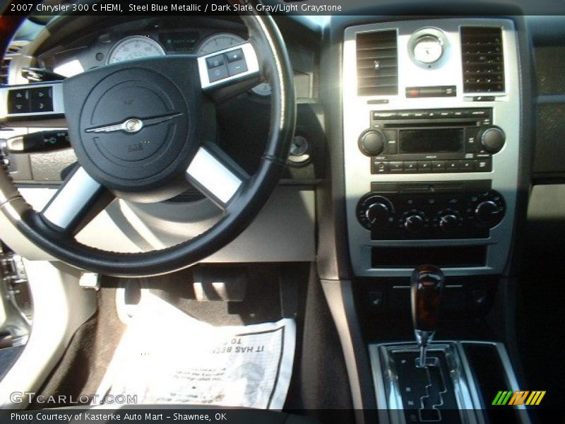 Steel Blue Metallic / Dark Slate Gray/Light Graystone 2007 Chrysler 300 C HEMI