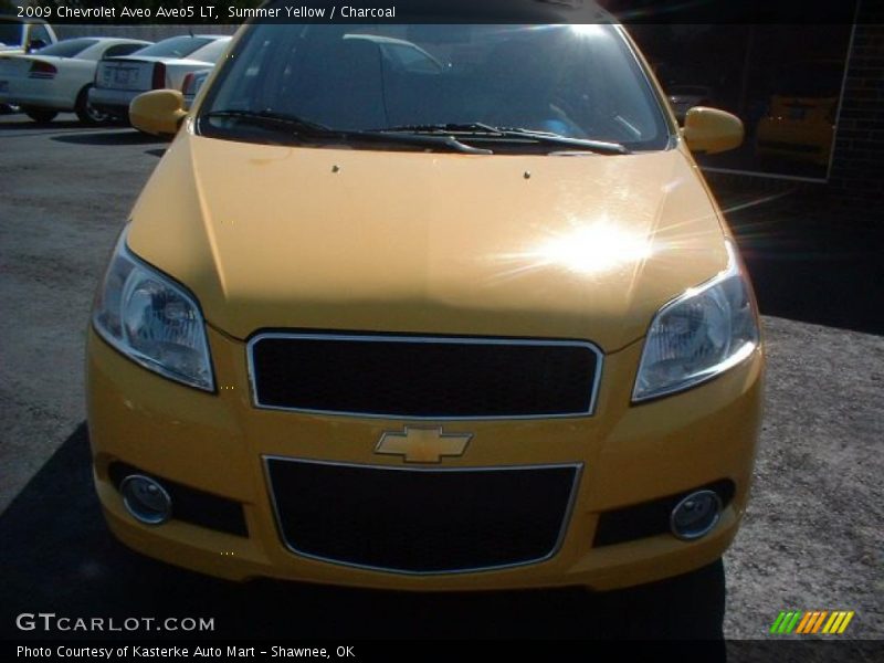 Summer Yellow / Charcoal 2009 Chevrolet Aveo Aveo5 LT
