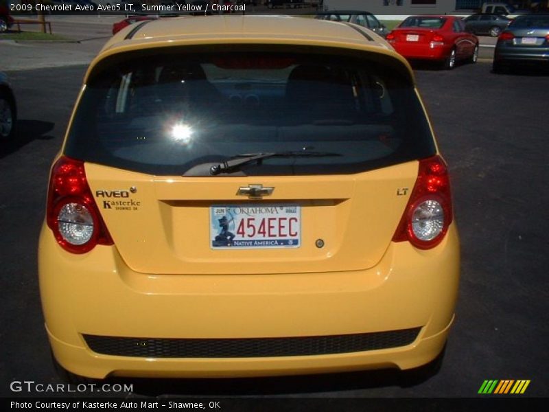 Summer Yellow / Charcoal 2009 Chevrolet Aveo Aveo5 LT