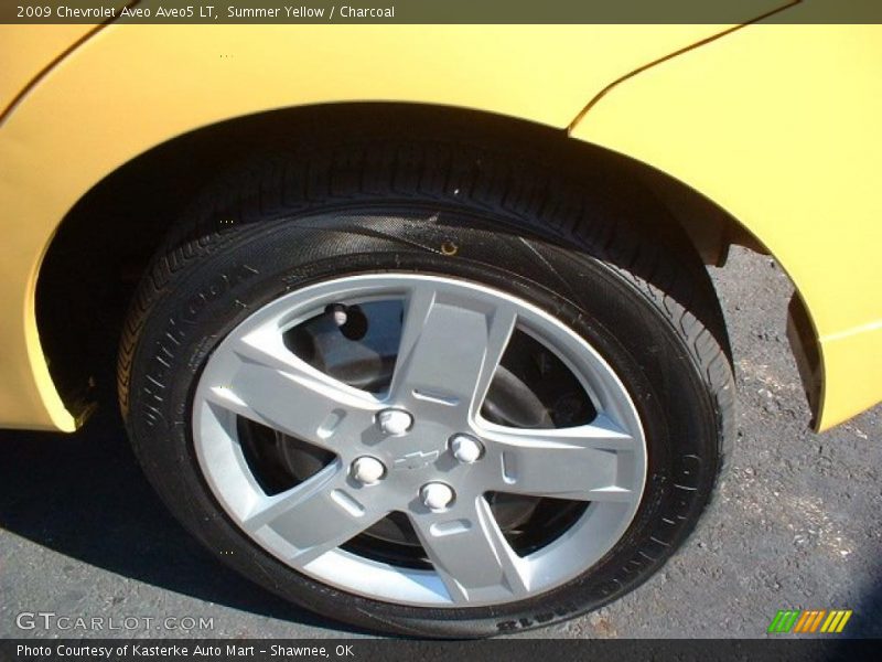 Summer Yellow / Charcoal 2009 Chevrolet Aveo Aveo5 LT
