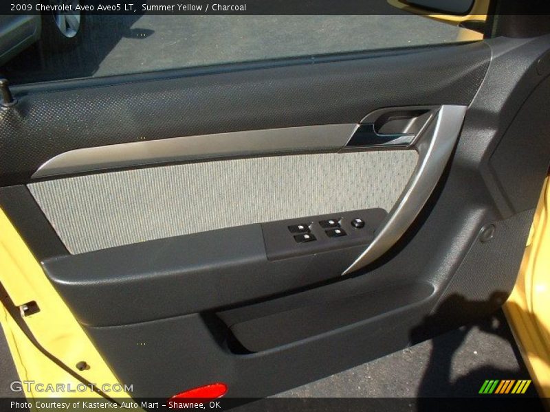 Summer Yellow / Charcoal 2009 Chevrolet Aveo Aveo5 LT