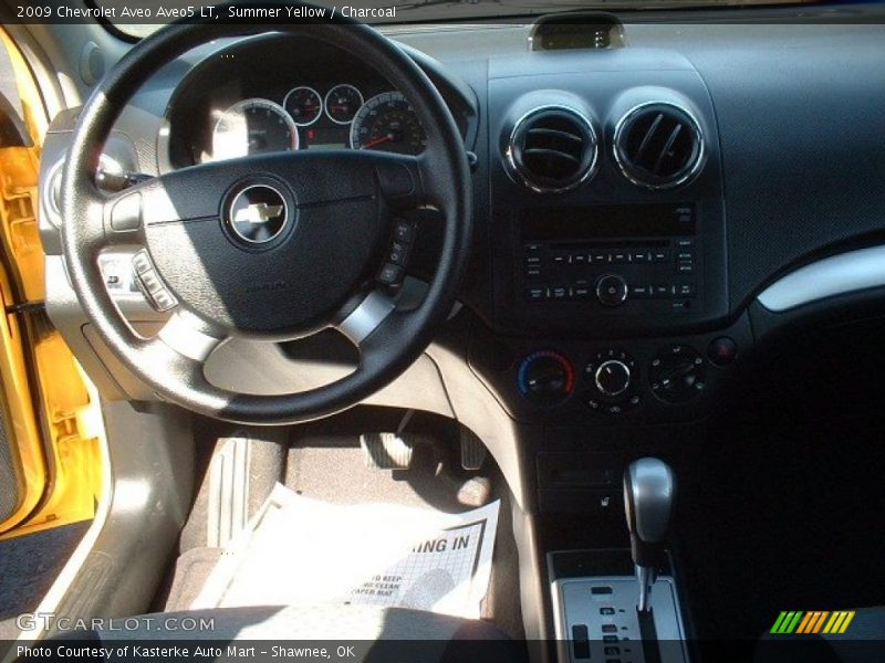 Summer Yellow / Charcoal 2009 Chevrolet Aveo Aveo5 LT