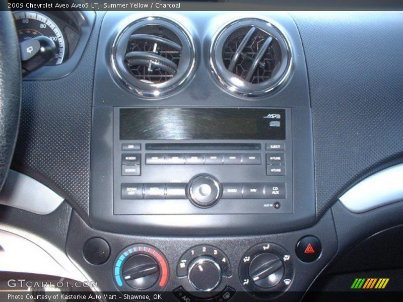 Summer Yellow / Charcoal 2009 Chevrolet Aveo Aveo5 LT