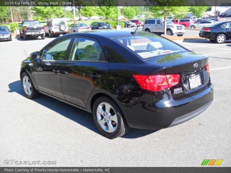 Ebony Black / Stone 2010 Kia Forte EX