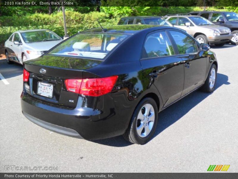Ebony Black / Stone 2010 Kia Forte EX