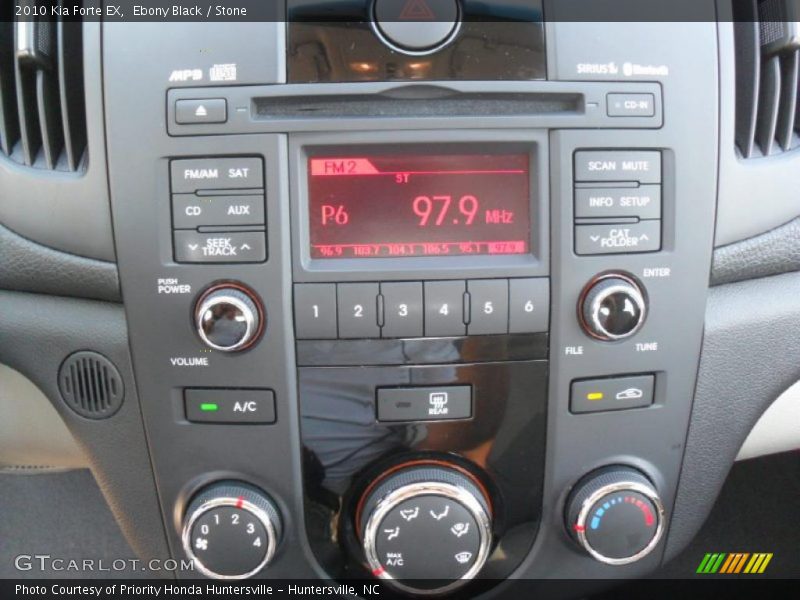 Ebony Black / Stone 2010 Kia Forte EX