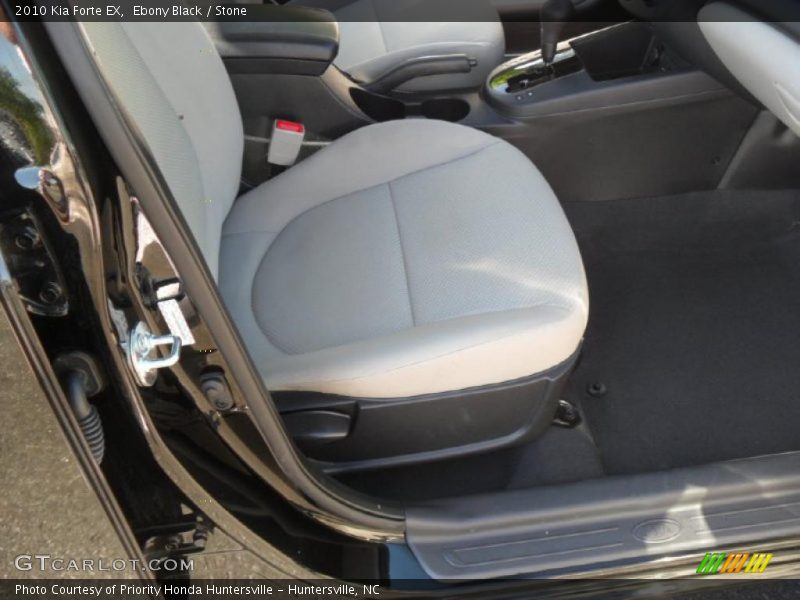 Ebony Black / Stone 2010 Kia Forte EX