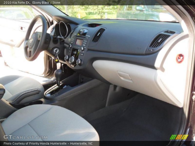 Ebony Black / Stone 2010 Kia Forte EX