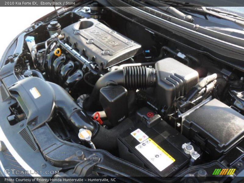 Ebony Black / Stone 2010 Kia Forte EX
