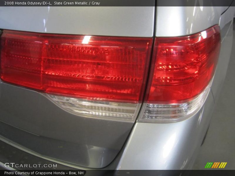 Slate Green Metallic / Gray 2008 Honda Odyssey EX-L