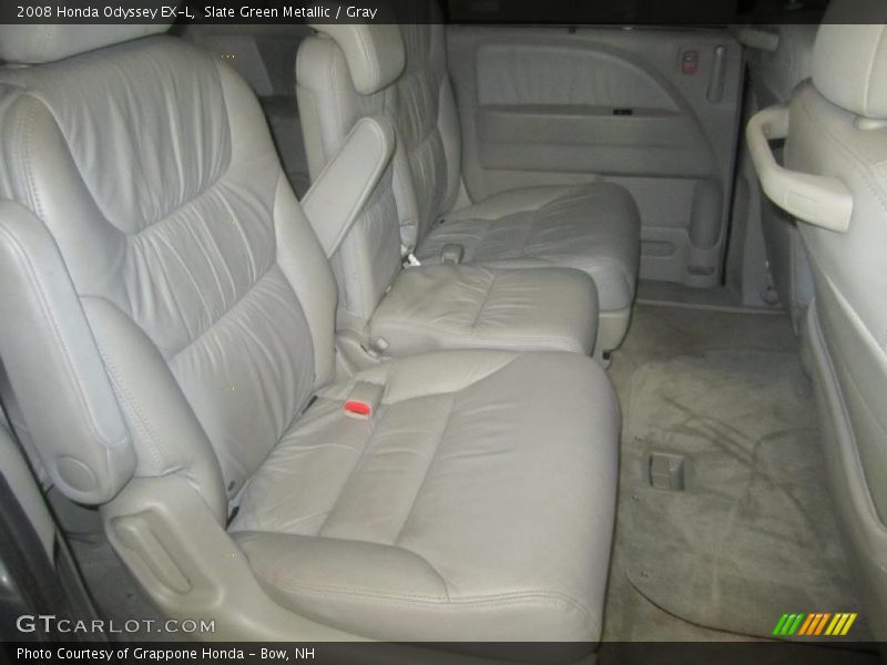 Slate Green Metallic / Gray 2008 Honda Odyssey EX-L