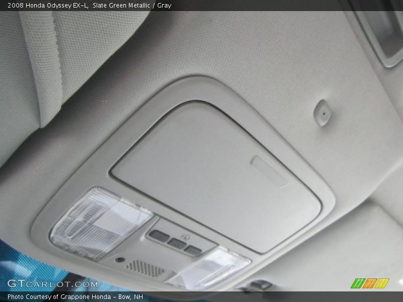 Slate Green Metallic / Gray 2008 Honda Odyssey EX-L