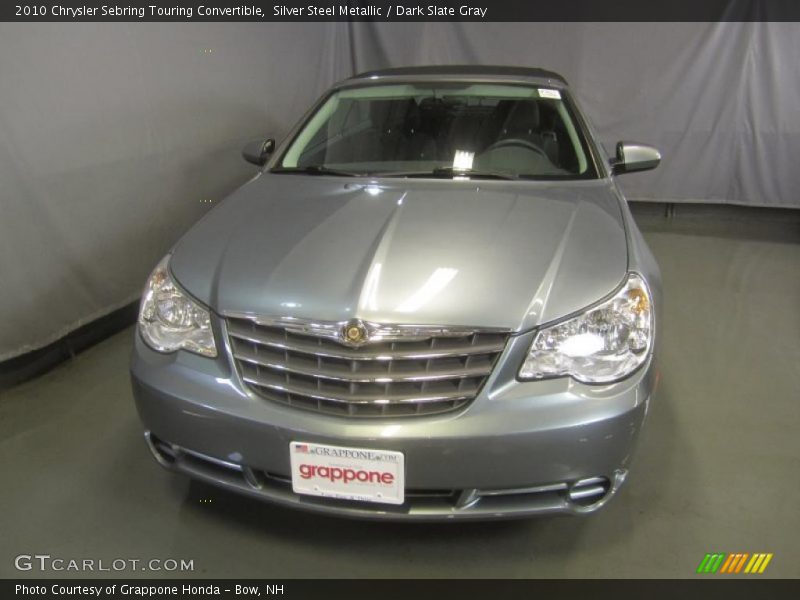 Silver Steel Metallic / Dark Slate Gray 2010 Chrysler Sebring Touring Convertible