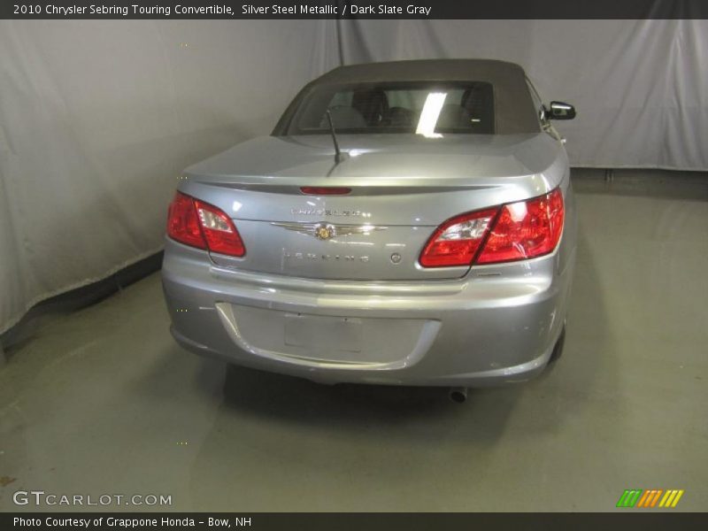 Silver Steel Metallic / Dark Slate Gray 2010 Chrysler Sebring Touring Convertible