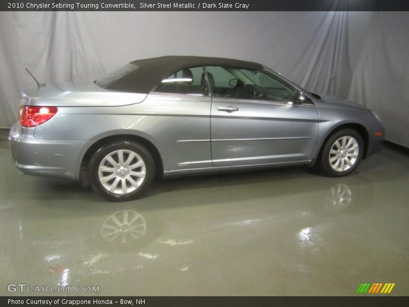 Silver Steel Metallic / Dark Slate Gray 2010 Chrysler Sebring Touring Convertible