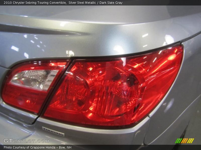 Silver Steel Metallic / Dark Slate Gray 2010 Chrysler Sebring Touring Convertible