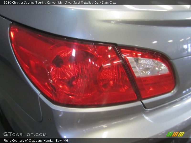 Silver Steel Metallic / Dark Slate Gray 2010 Chrysler Sebring Touring Convertible