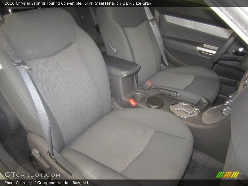 Silver Steel Metallic / Dark Slate Gray 2010 Chrysler Sebring Touring Convertible