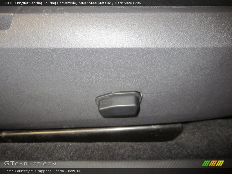 Silver Steel Metallic / Dark Slate Gray 2010 Chrysler Sebring Touring Convertible