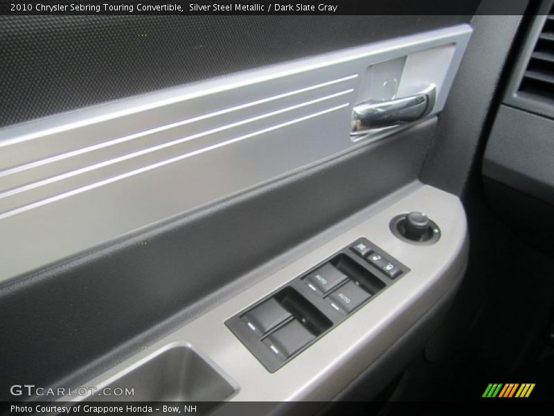 Silver Steel Metallic / Dark Slate Gray 2010 Chrysler Sebring Touring Convertible