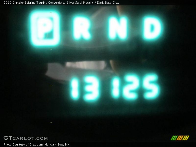 Silver Steel Metallic / Dark Slate Gray 2010 Chrysler Sebring Touring Convertible