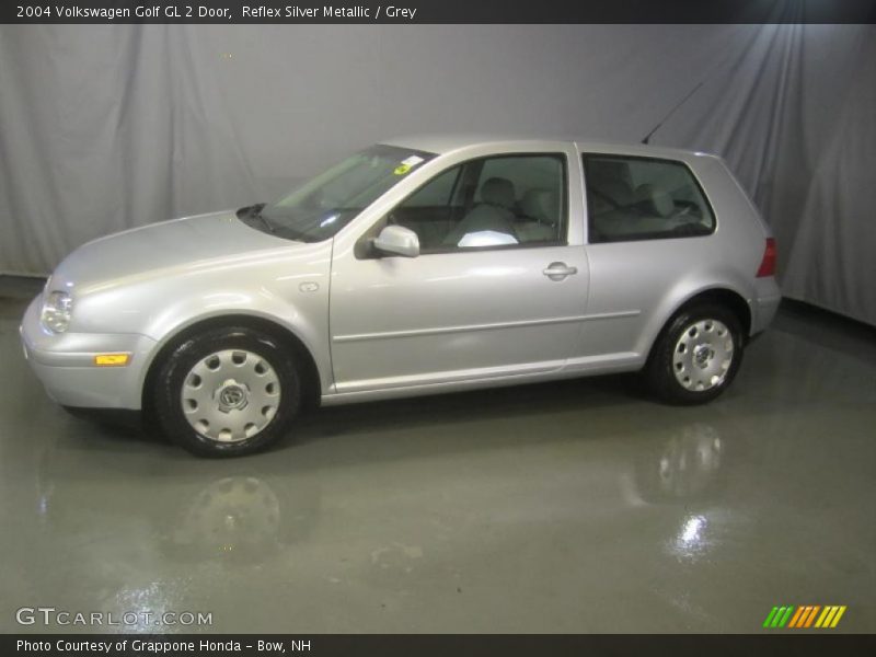 Reflex Silver Metallic / Grey 2004 Volkswagen Golf GL 2 Door