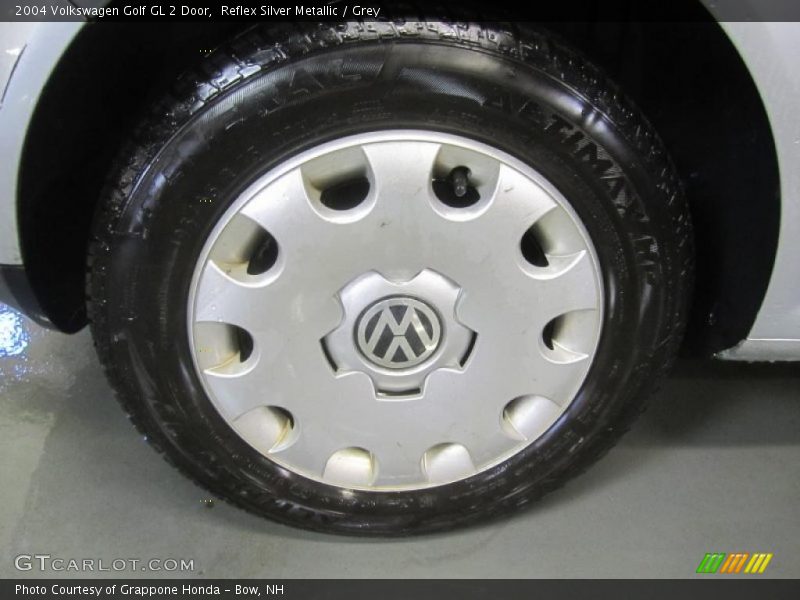Reflex Silver Metallic / Grey 2004 Volkswagen Golf GL 2 Door
