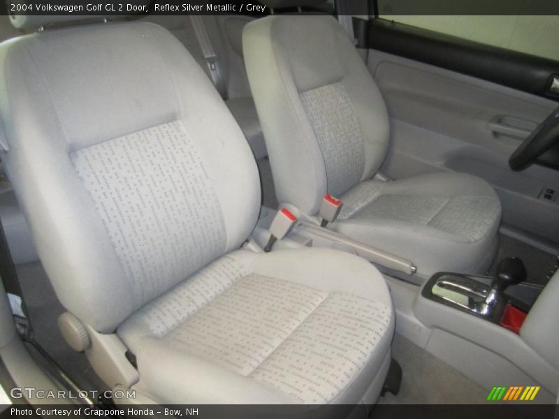 Reflex Silver Metallic / Grey 2004 Volkswagen Golf GL 2 Door