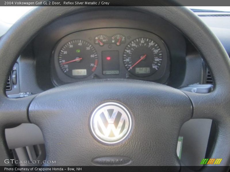 Reflex Silver Metallic / Grey 2004 Volkswagen Golf GL 2 Door