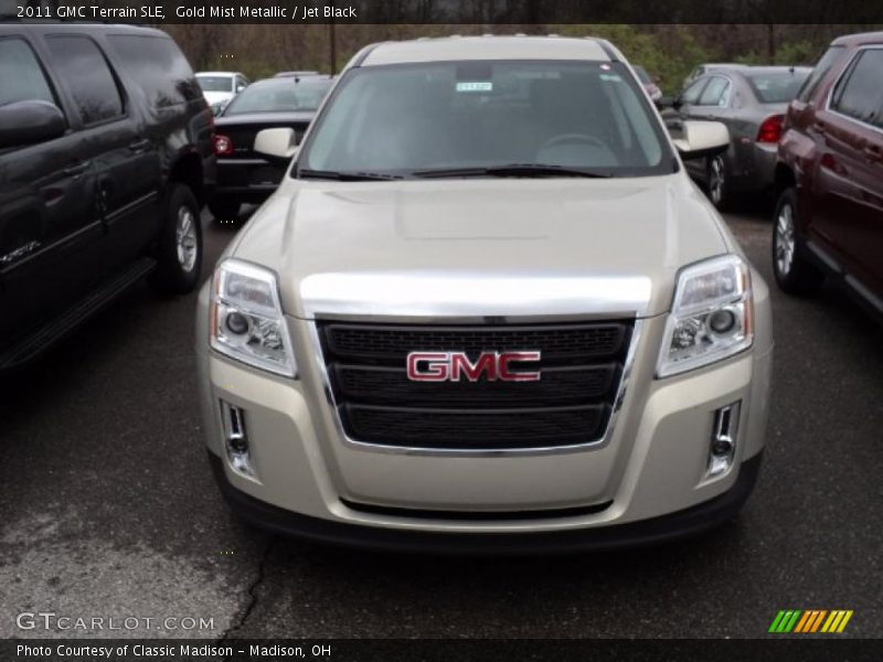 Gold Mist Metallic / Jet Black 2011 GMC Terrain SLE