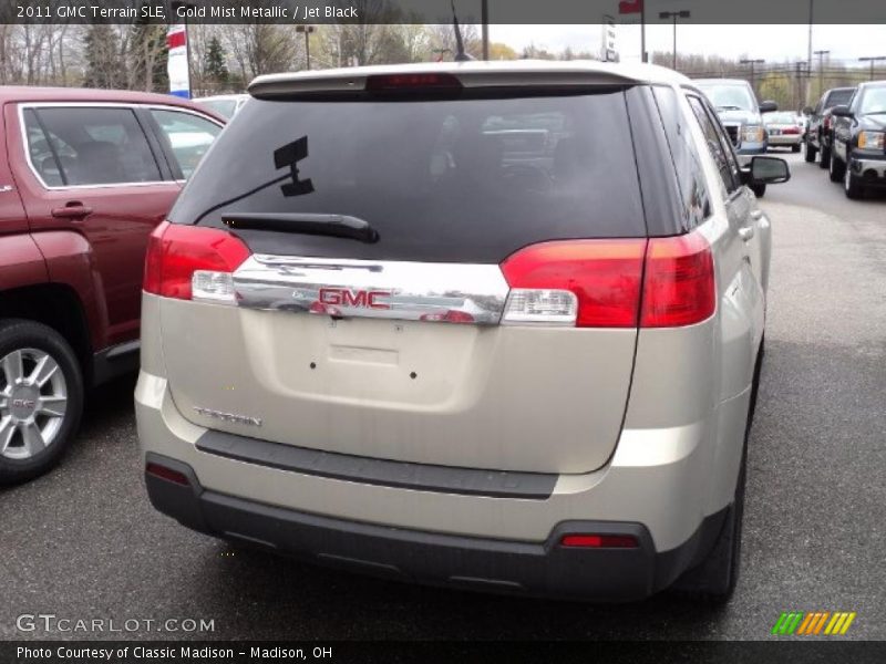 Gold Mist Metallic / Jet Black 2011 GMC Terrain SLE