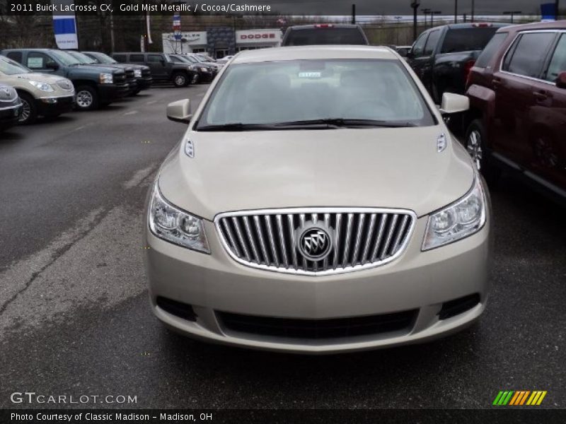 Gold Mist Metallic / Cocoa/Cashmere 2011 Buick LaCrosse CX