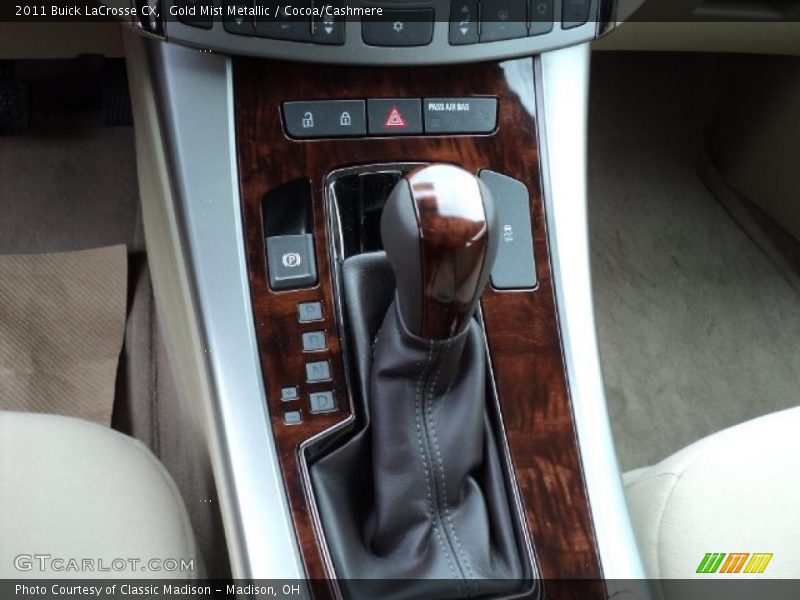 Gold Mist Metallic / Cocoa/Cashmere 2011 Buick LaCrosse CX