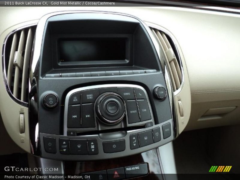 Gold Mist Metallic / Cocoa/Cashmere 2011 Buick LaCrosse CX