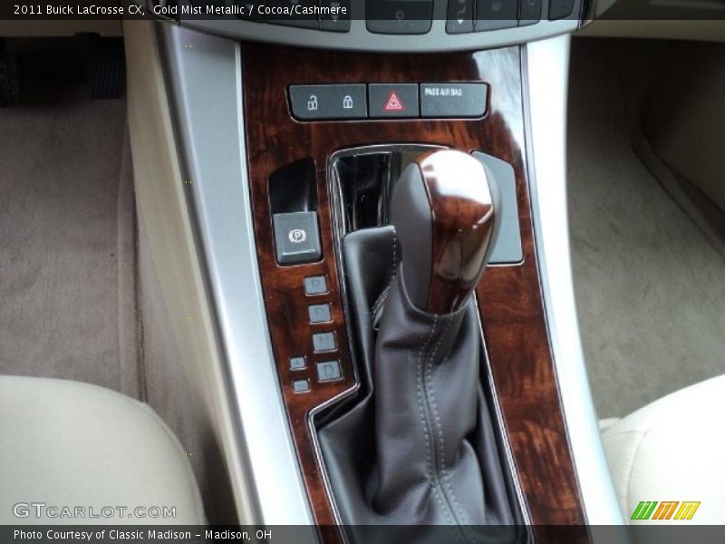 Gold Mist Metallic / Cocoa/Cashmere 2011 Buick LaCrosse CX