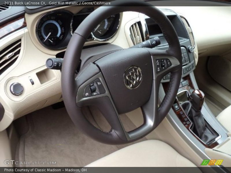 Gold Mist Metallic / Cocoa/Cashmere 2011 Buick LaCrosse CX