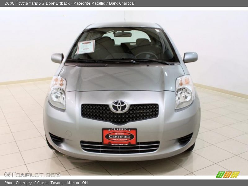 Meteorite Metallic / Dark Charcoal 2008 Toyota Yaris S 3 Door Liftback
