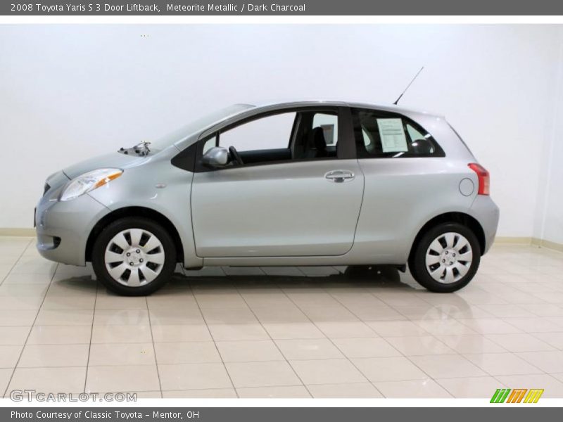 Meteorite Metallic / Dark Charcoal 2008 Toyota Yaris S 3 Door Liftback
