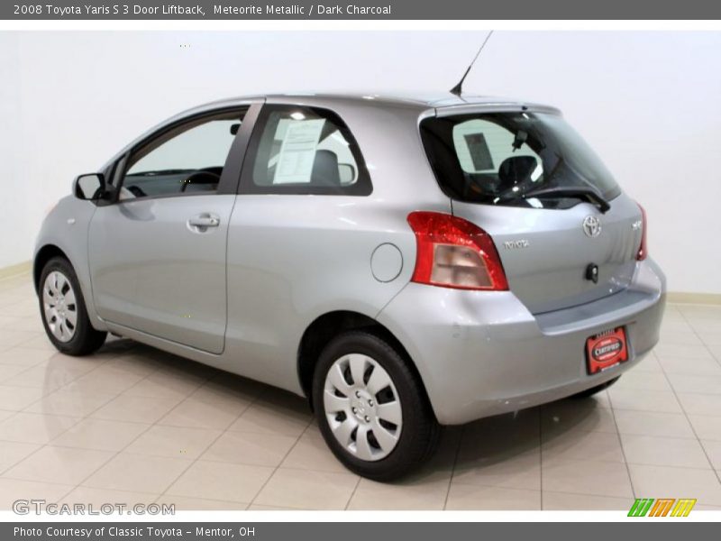 Meteorite Metallic / Dark Charcoal 2008 Toyota Yaris S 3 Door Liftback