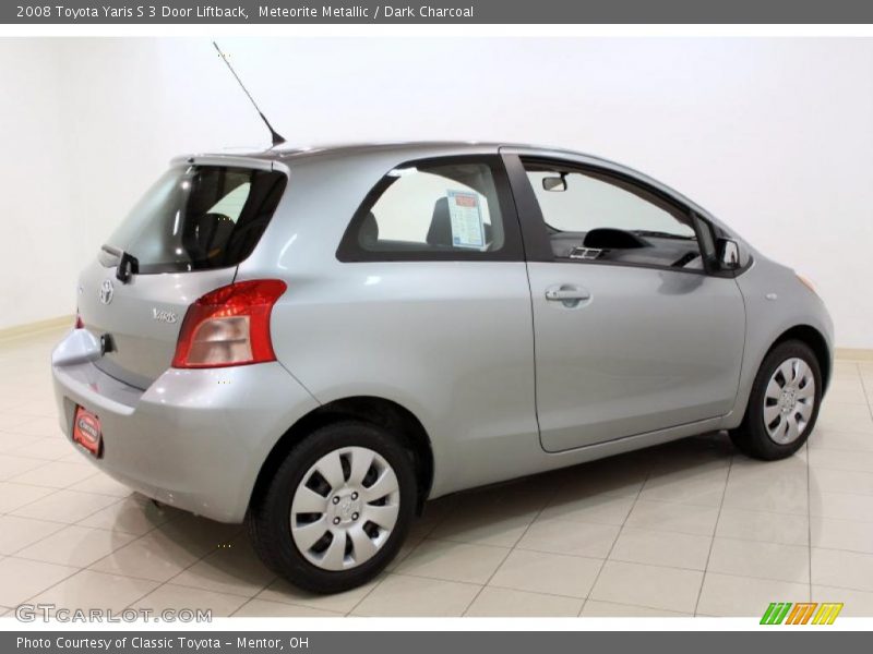 Meteorite Metallic / Dark Charcoal 2008 Toyota Yaris S 3 Door Liftback