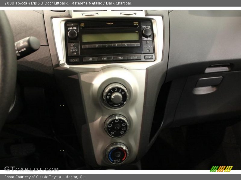 Meteorite Metallic / Dark Charcoal 2008 Toyota Yaris S 3 Door Liftback