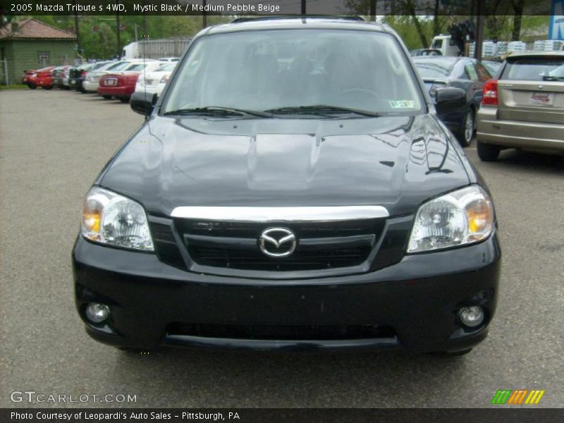 Mystic Black / Medium Pebble Beige 2005 Mazda Tribute s 4WD