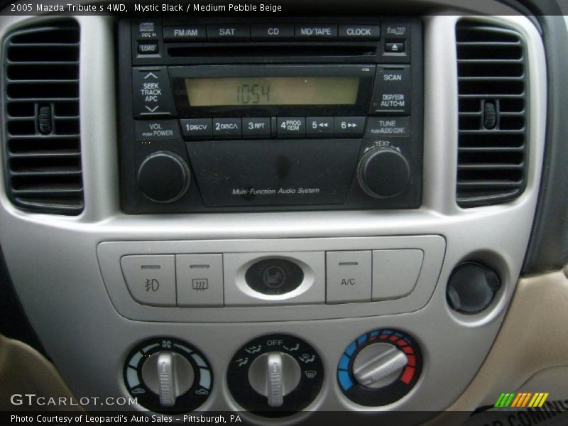 Mystic Black / Medium Pebble Beige 2005 Mazda Tribute s 4WD