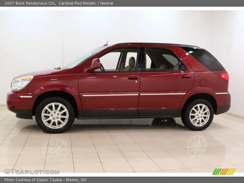 Cardinal Red Metallic / Neutral 2007 Buick Rendezvous CXL