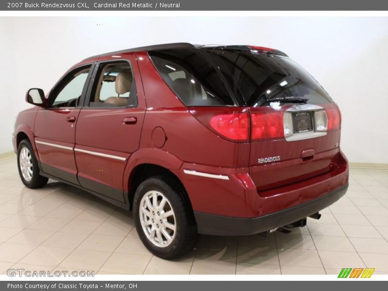 Cardinal Red Metallic / Neutral 2007 Buick Rendezvous CXL