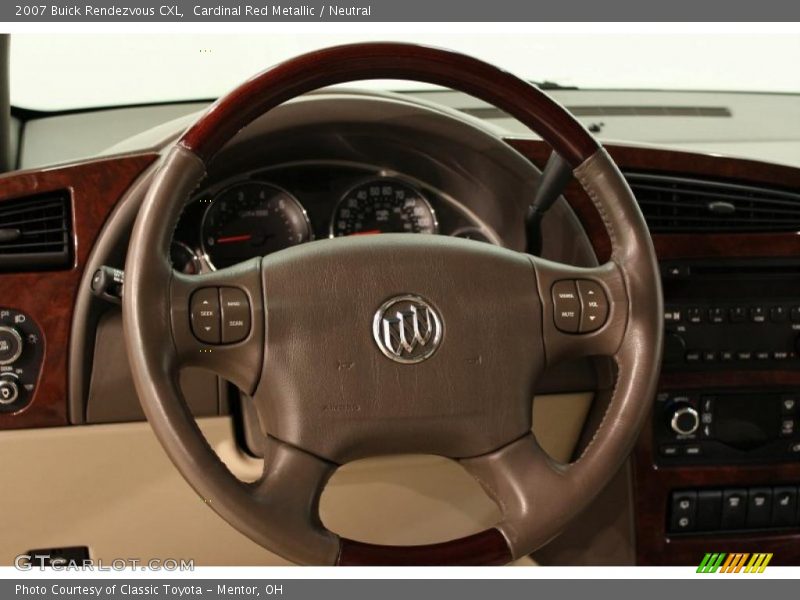 Cardinal Red Metallic / Neutral 2007 Buick Rendezvous CXL