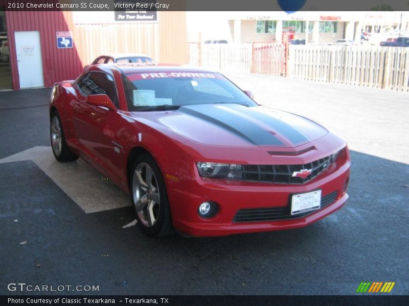 Victory Red / Gray 2010 Chevrolet Camaro SS Coupe