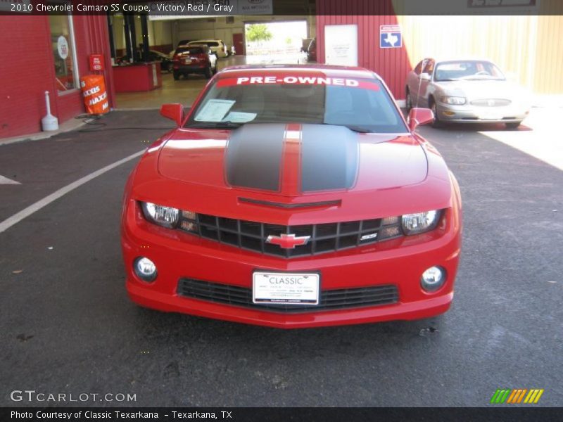 Victory Red / Gray 2010 Chevrolet Camaro SS Coupe