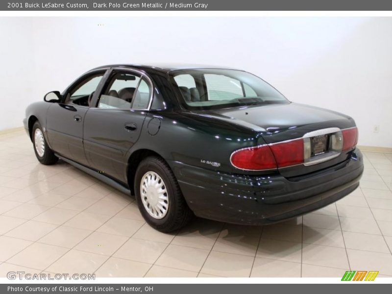 Dark Polo Green Metallic / Medium Gray 2001 Buick LeSabre Custom