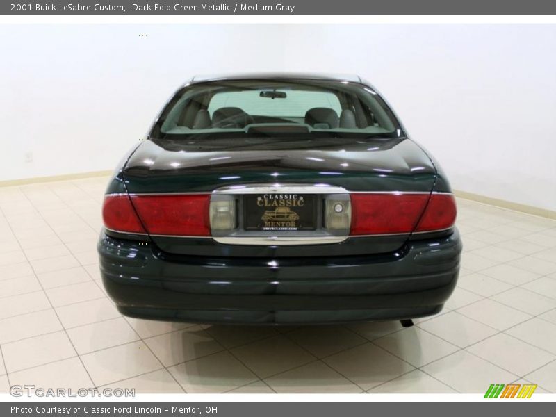 Dark Polo Green Metallic / Medium Gray 2001 Buick LeSabre Custom